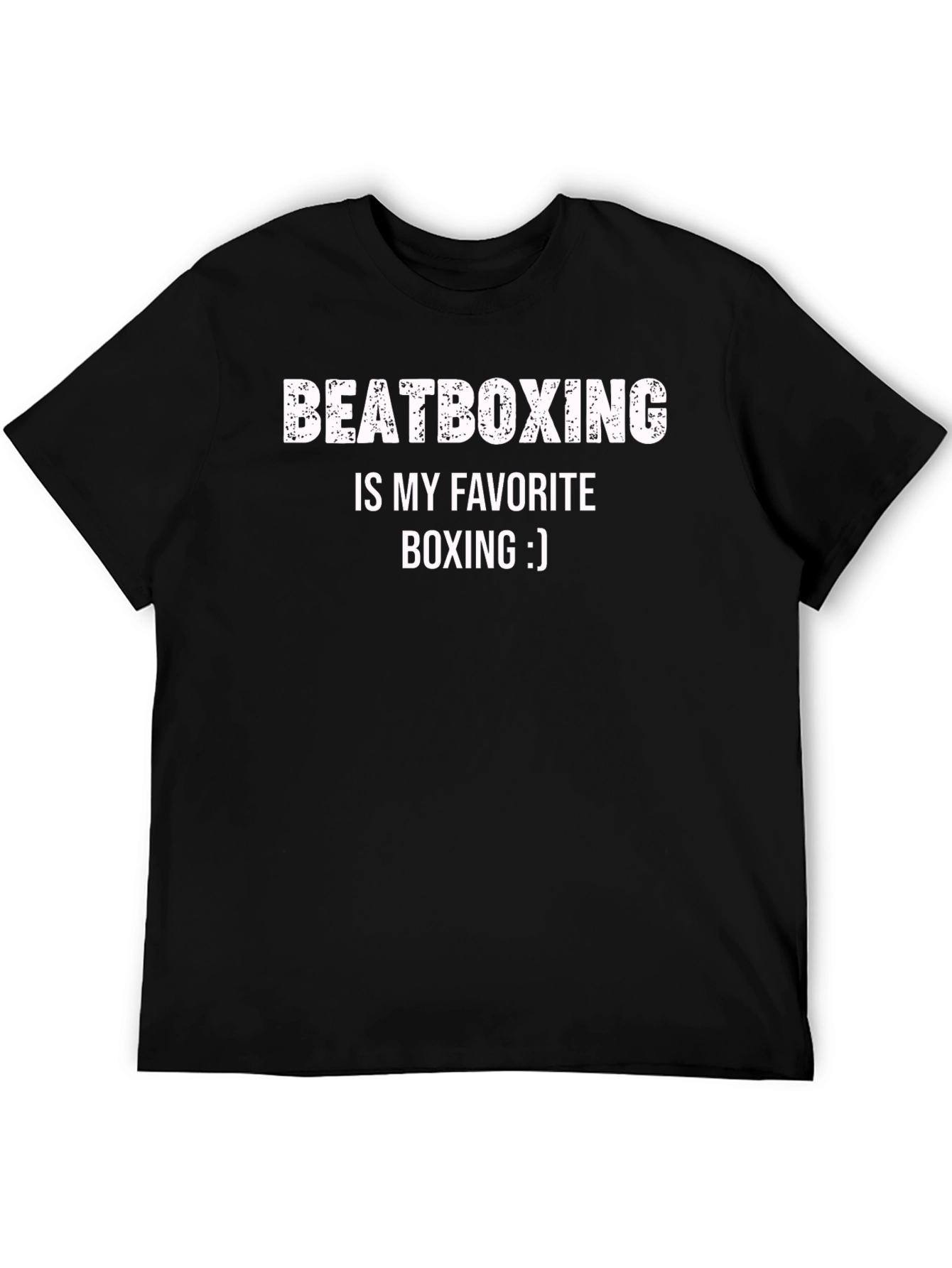 Beatboxing is My Favorite Boxing Black T-Shirt