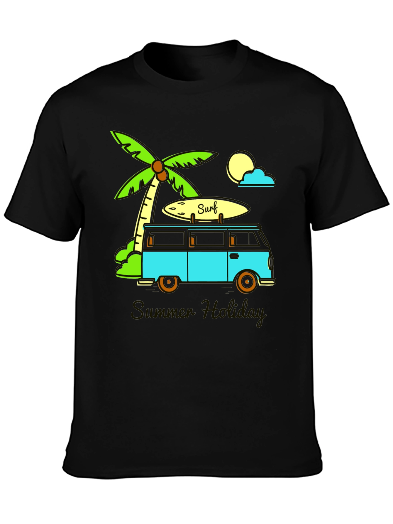 Summer Holiday Graphic Tee - Beach Vibes
