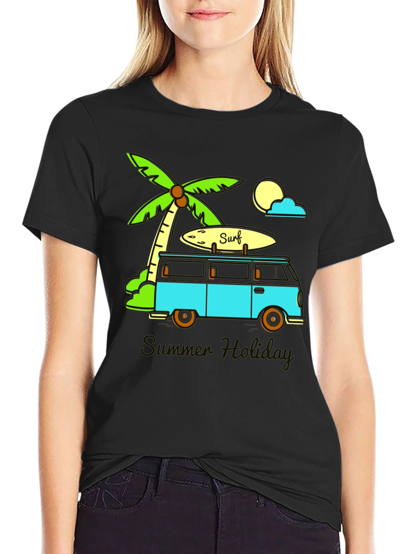 Summer Holiday Graphic Tee - Beach Vibes