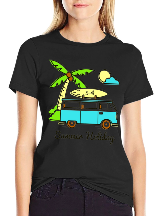 Summer Holiday Graphic Tee - Beach Vibes