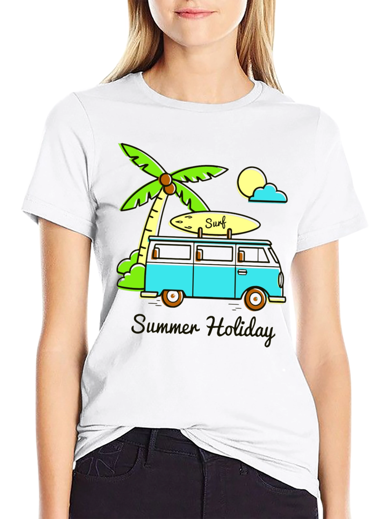 Summer Holiday Graphic Tee - Beach Vibes