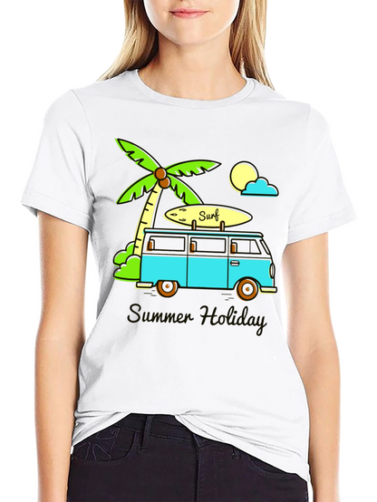 Summer Holiday Graphic Tee - Beach Vibes