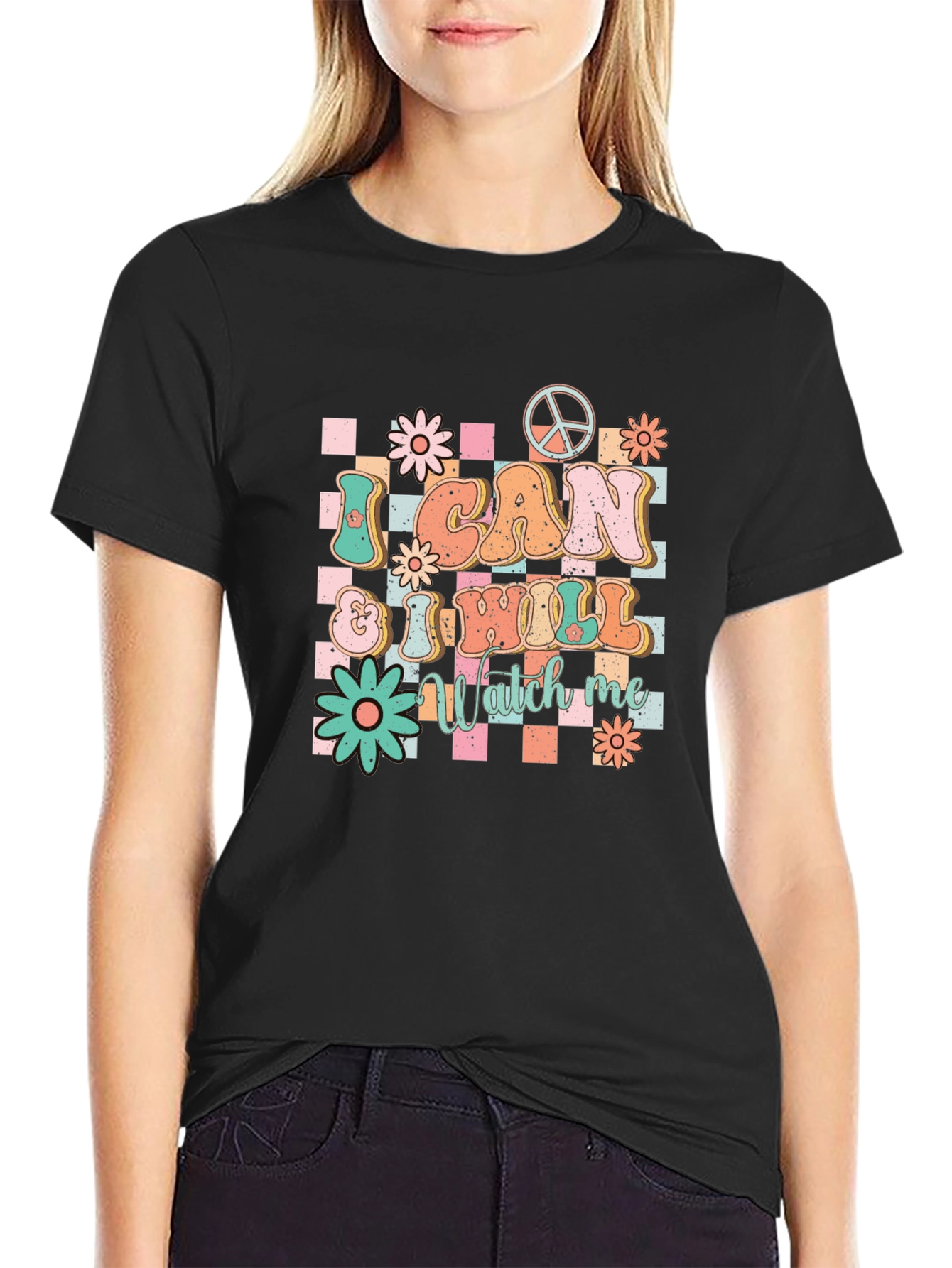 I CAN & I WILL Watch Me Graphic T-Shirt