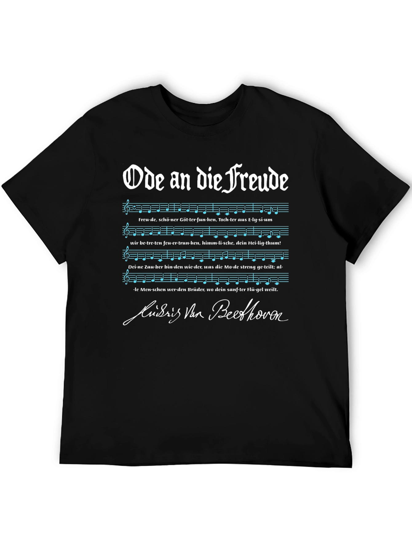 Ode to Joy Beethoven Music T-Shirt