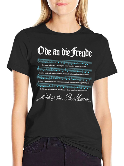 Ode to Joy Beethoven Music T-Shirt
