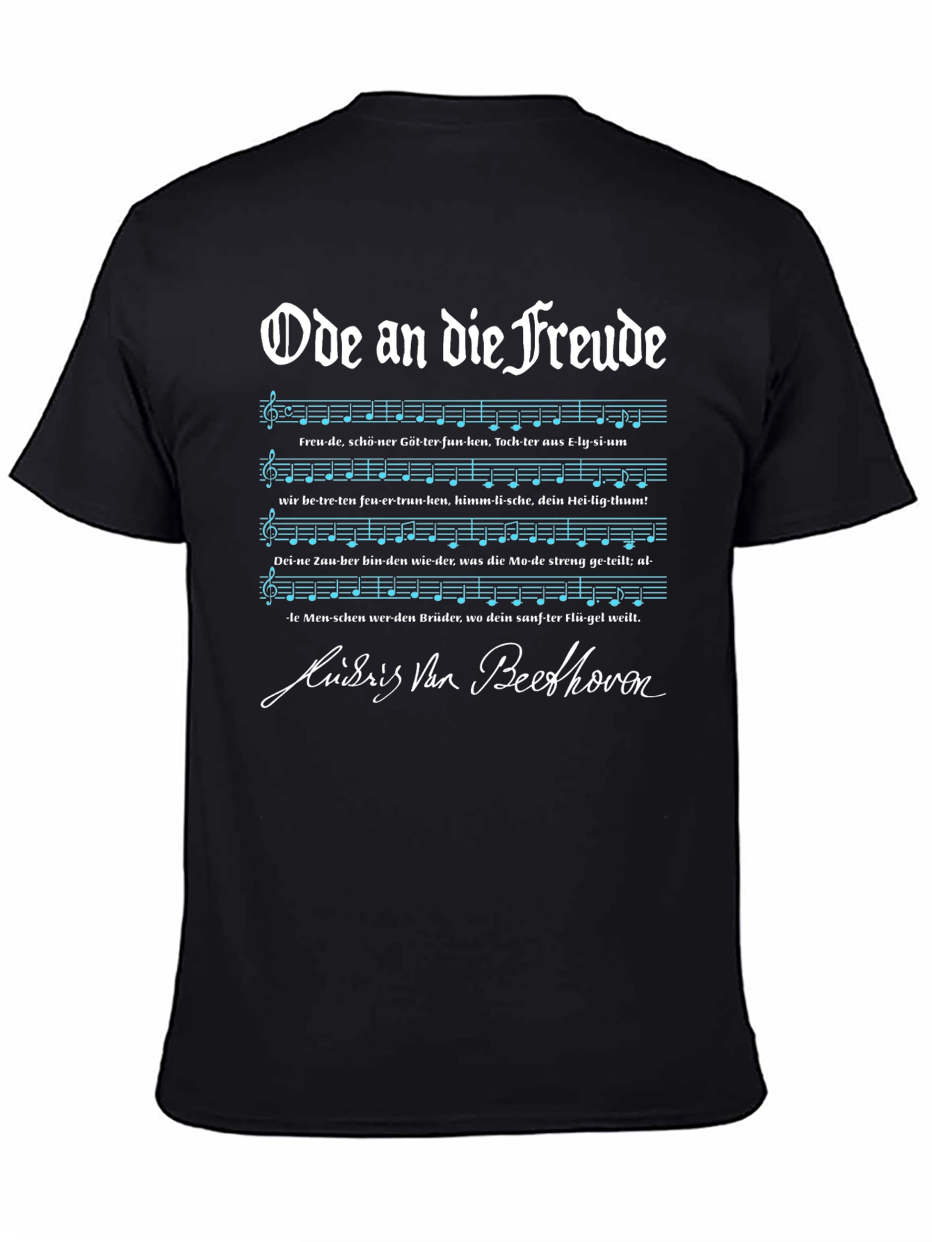 Ode to Joy Beethoven Music T-Shirt