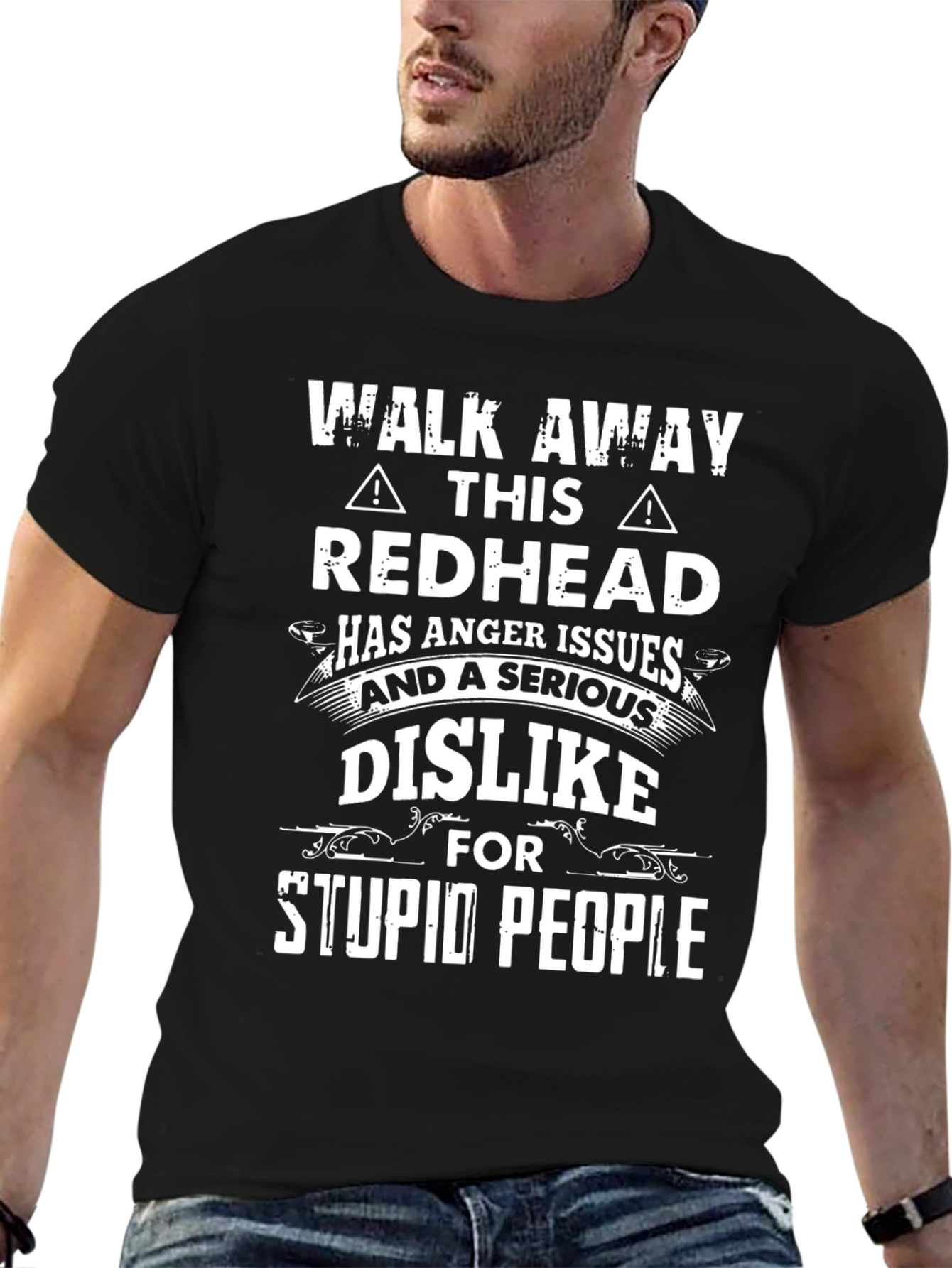Redhead Anger Issues Graphic Tee - Funny Novelty T-Shirt