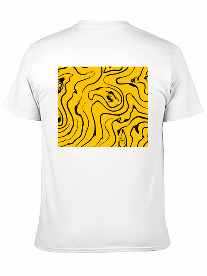 Abstract Swirl Graphic Tee