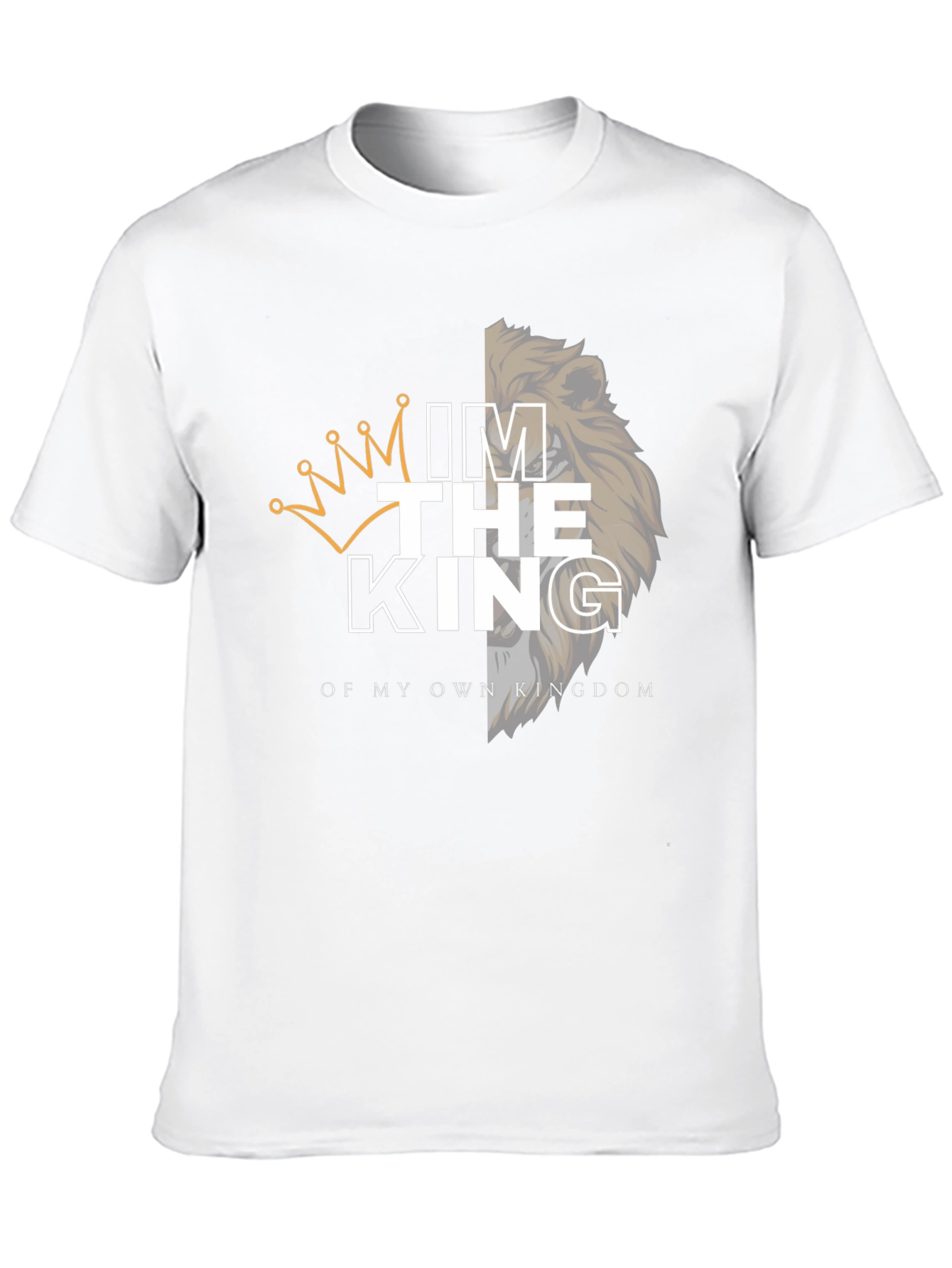 Im The King Lion Graphic Mens T-Shirt