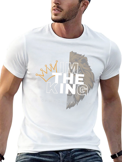 Im The King Lion Graphic Mens T-Shirt