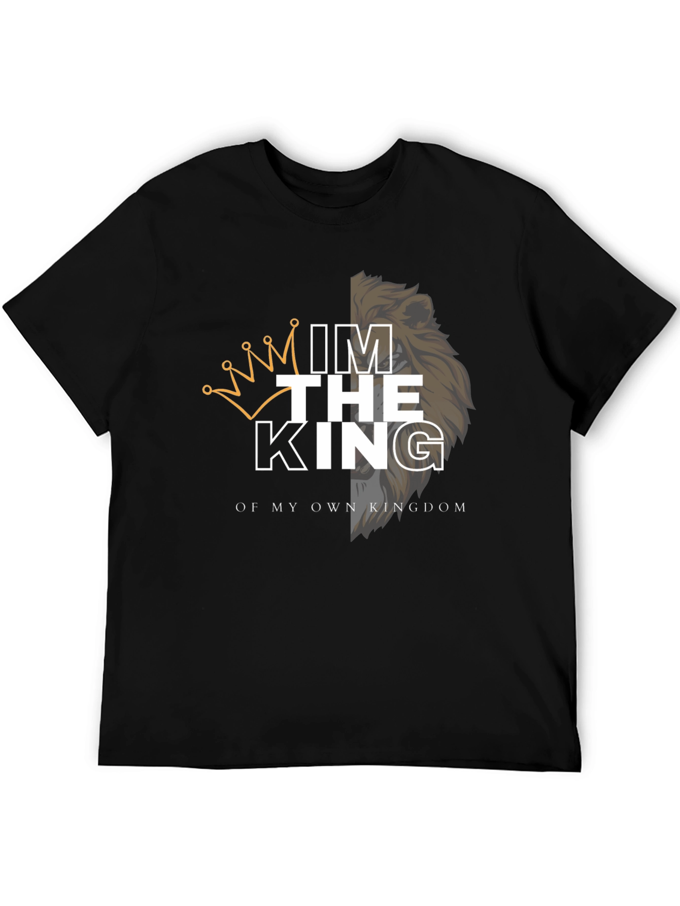 Im The King Lion Graphic Mens T-Shirt