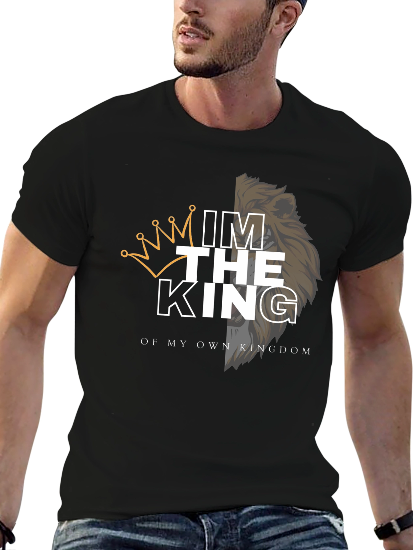 Im The King Lion Graphic Mens T-Shirt