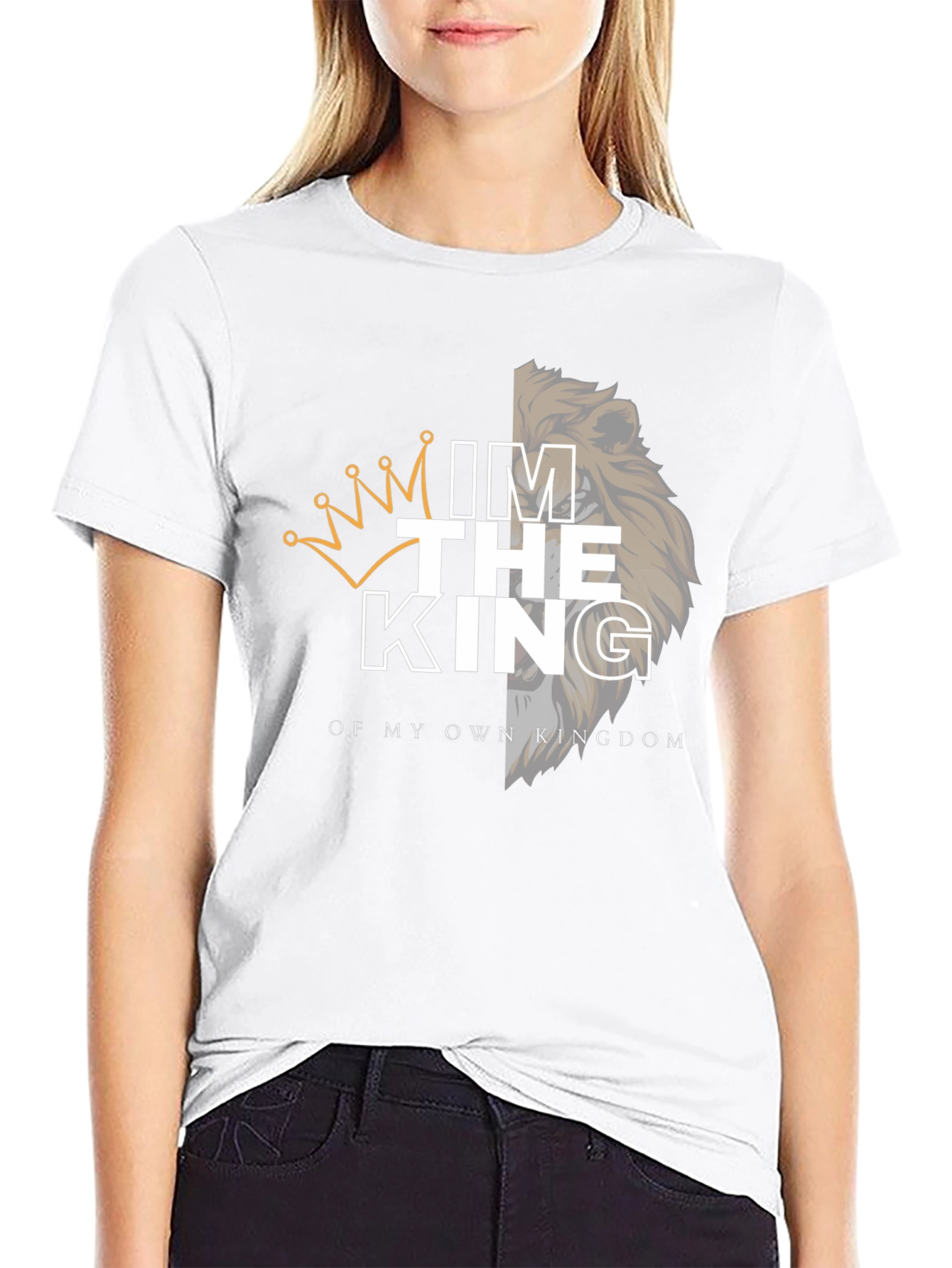 Im The King Lion Graphic Mens T-Shirt