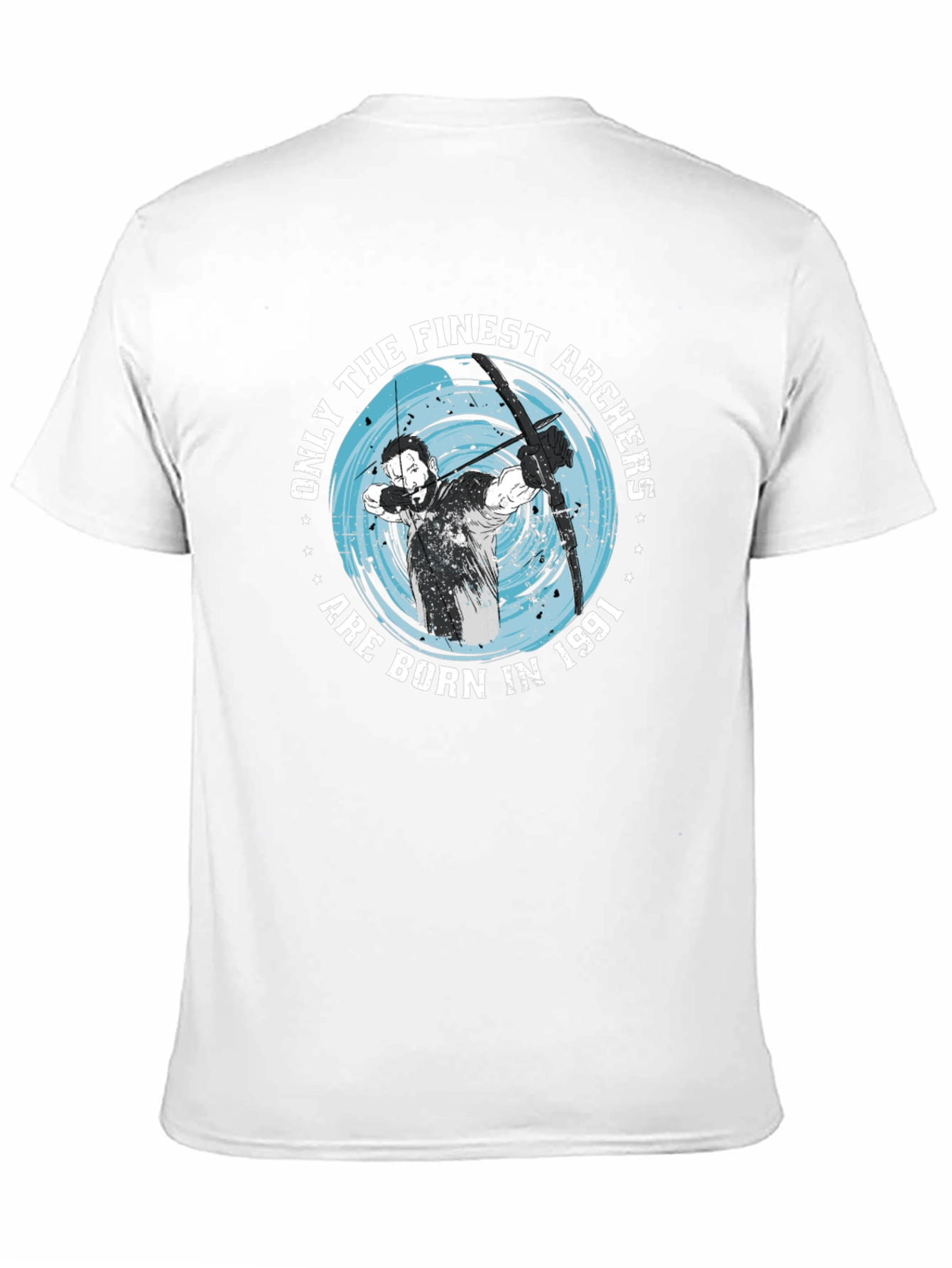 Finest Archers Born in 1991 Black T-Shirt