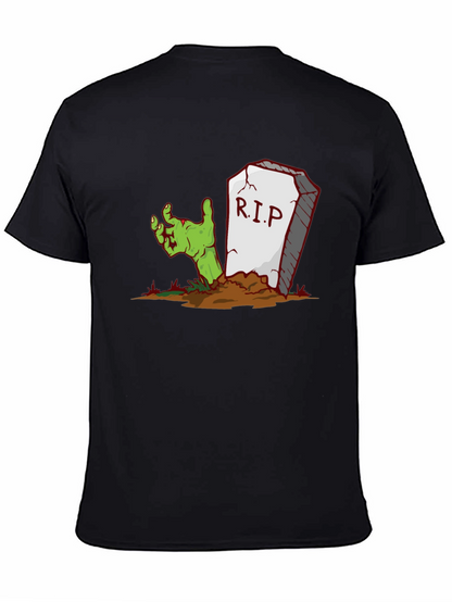 Zombie Hand RIP Graphic Tee - Halloween