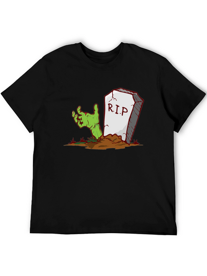 Zombie Hand RIP Graphic Tee - Halloween