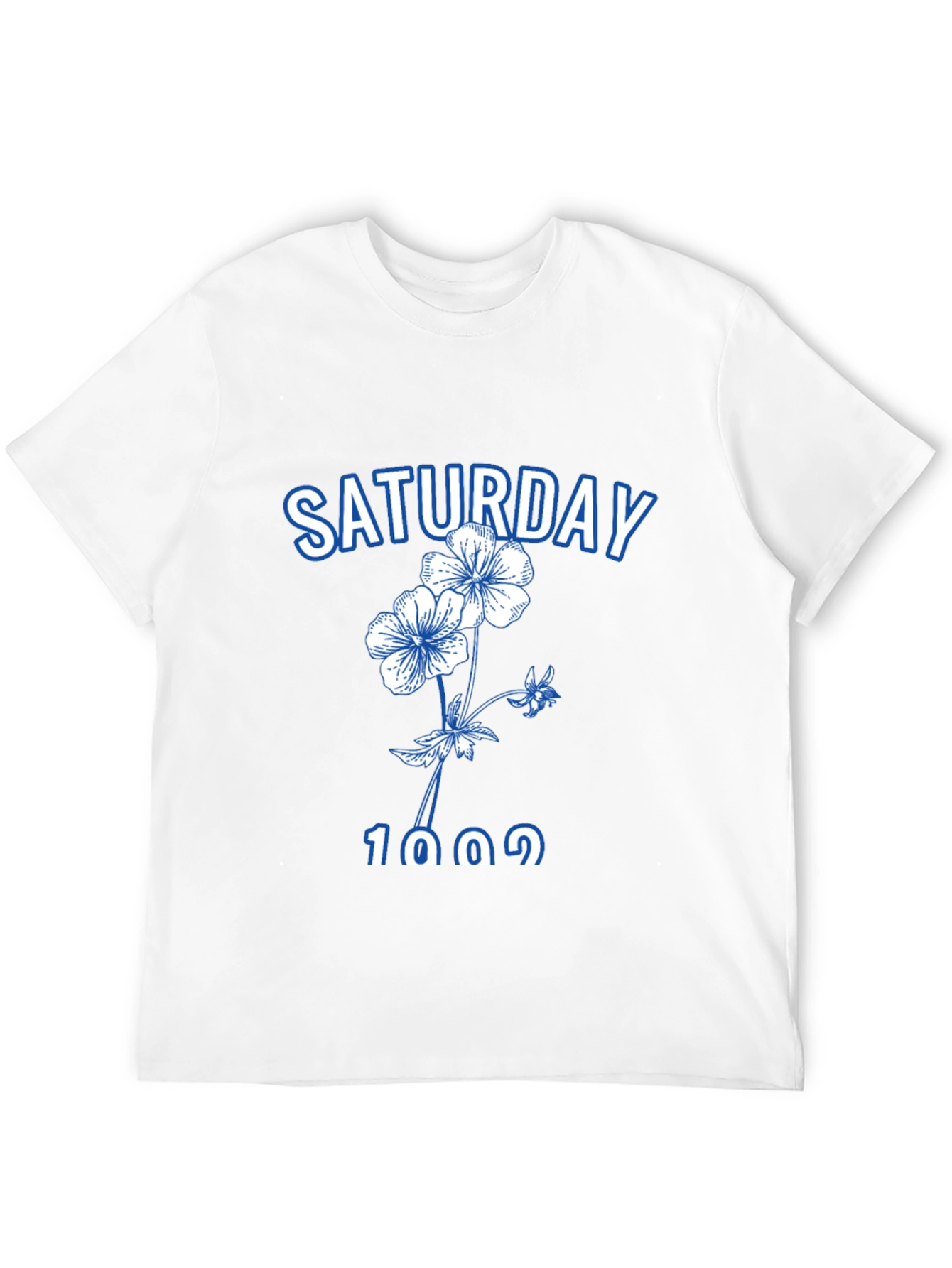 Saturday Floral Graphic Tee