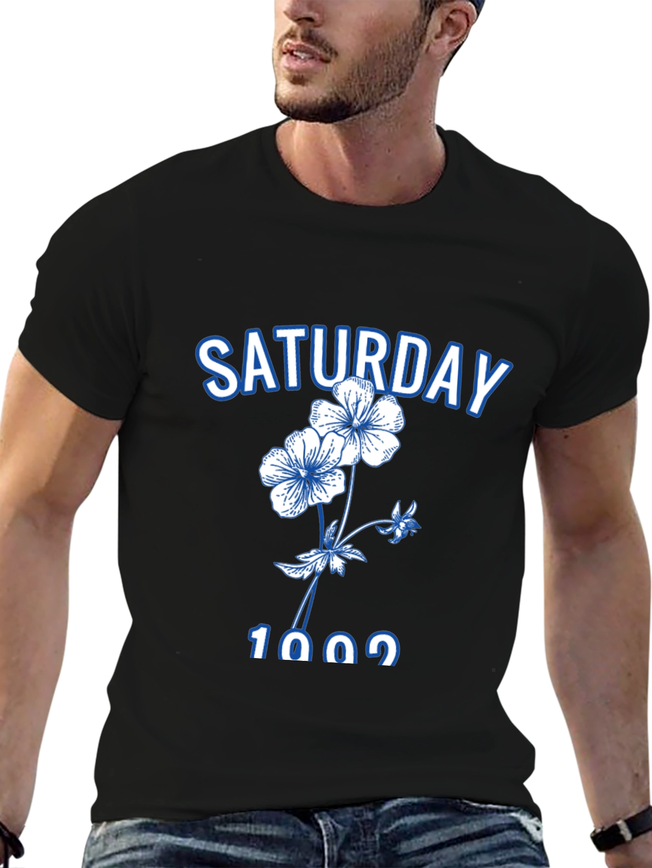 Saturday Floral Graphic Tee