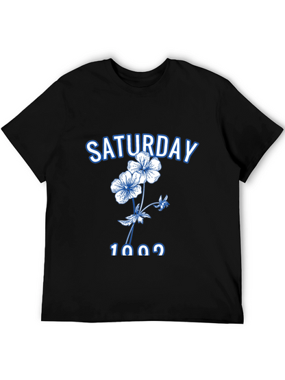 Saturday Floral Graphic Tee