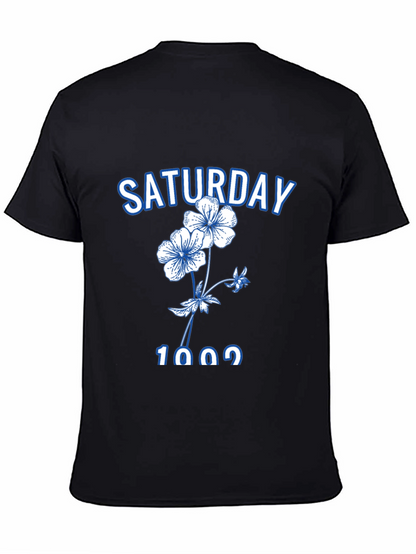 Saturday Floral Graphic Tee