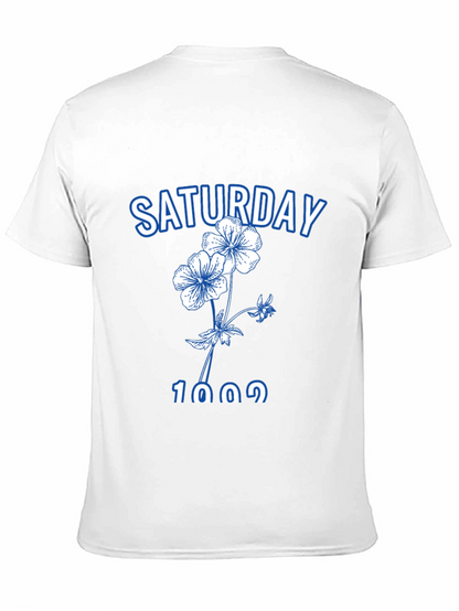 Saturday Floral Graphic Tee