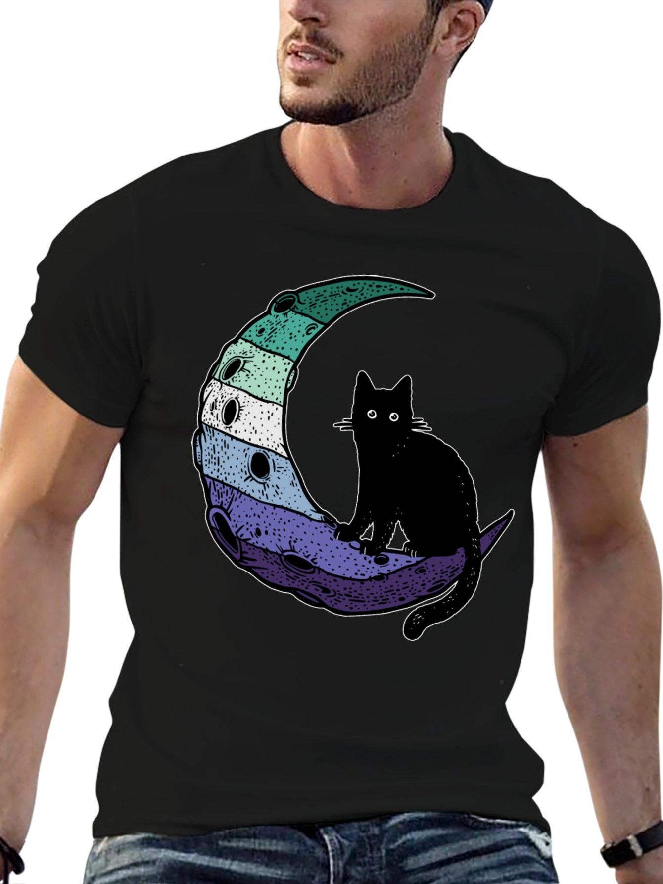 Gay Moon Cat T-Shirt