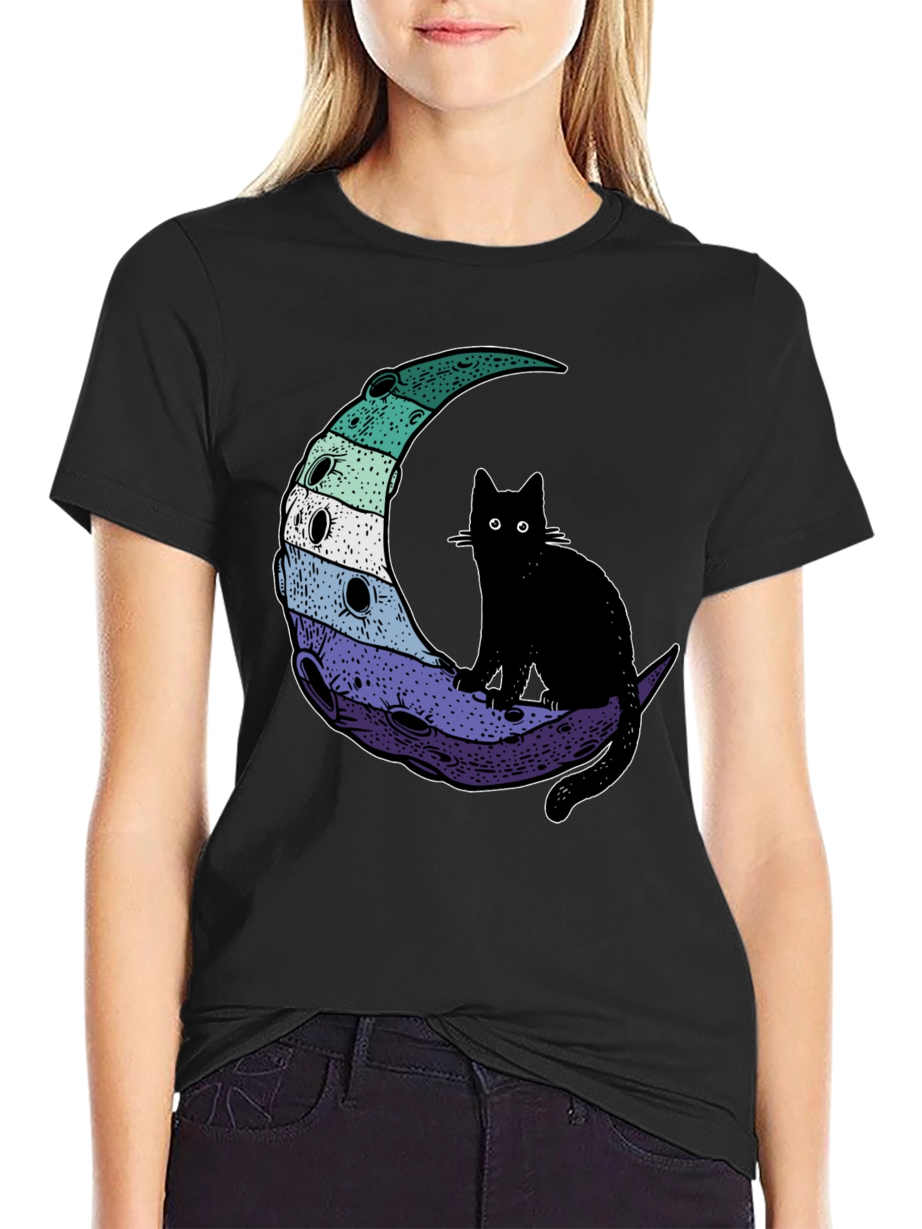Gay Moon Cat T-Shirt