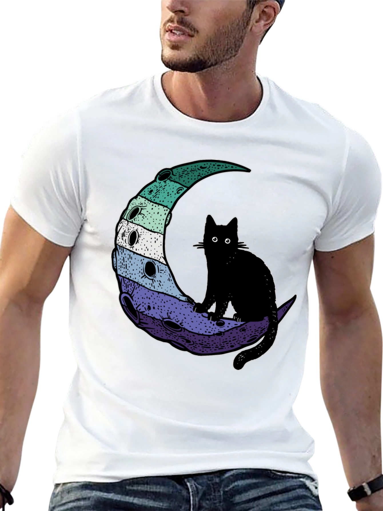 Gay Moon Cat T-Shirt
