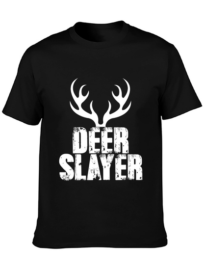 Deer Slayer T-Shirt - Black Hunting Tee