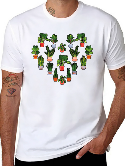 Plant Lover Heart T-Shirt - Stylish & Unique Design