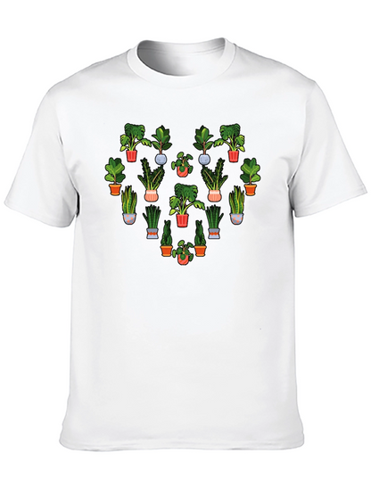Plant Lover Heart T-Shirt - Stylish & Unique Design