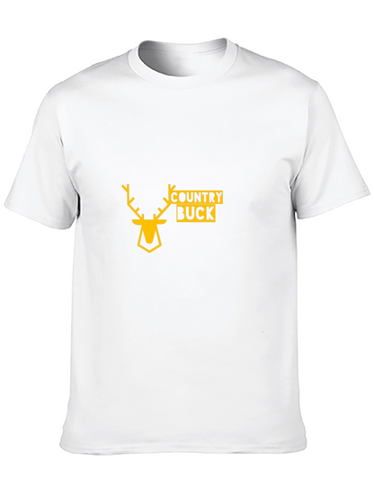 Country Buck Black T-Shirt