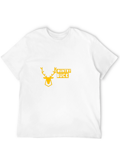 Country Buck Black T-Shirt