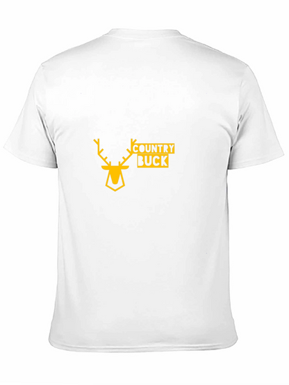 Country Buck Black T-Shirt