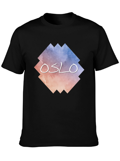 Oslo Graphic Tee - Urban Style Black T-Shirt