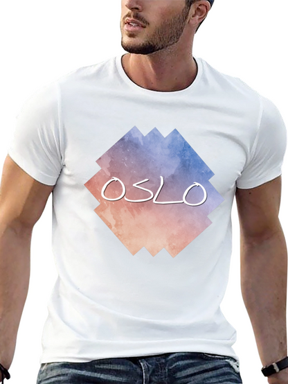 Oslo Graphic Tee - Urban Style Black T-Shirt
