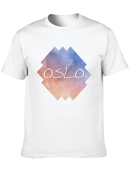 Oslo Graphic Tee - Urban Style Black T-Shirt