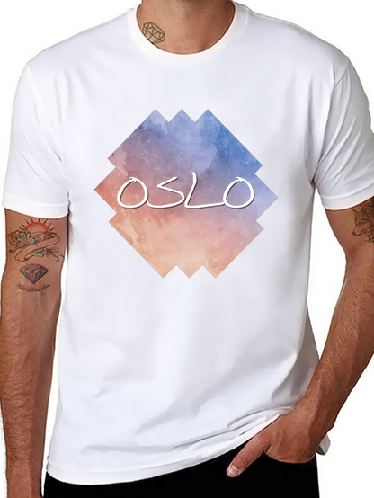 Oslo Graphic Tee - Urban Style Black T-Shirt