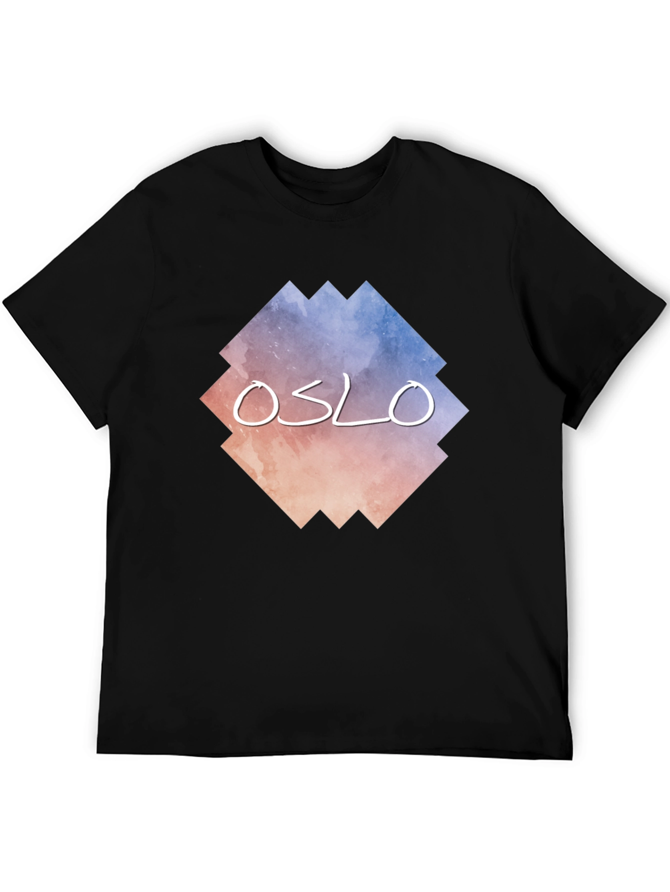 Oslo Graphic Tee - Urban Style Black T-Shirt