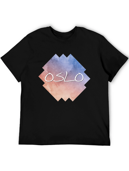 Oslo Graphic Tee - Urban Style Black T-Shirt