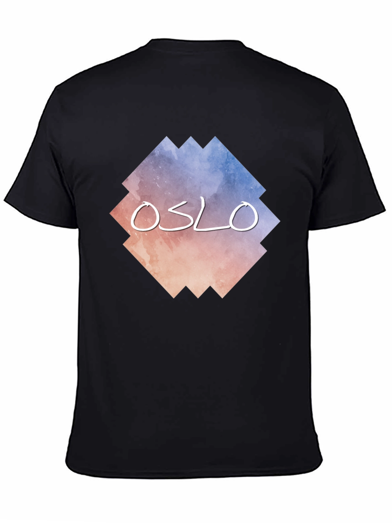 Oslo Graphic Tee - Urban Style Black T-Shirt
