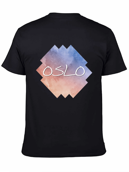 Oslo Graphic Tee - Urban Style Black T-Shirt