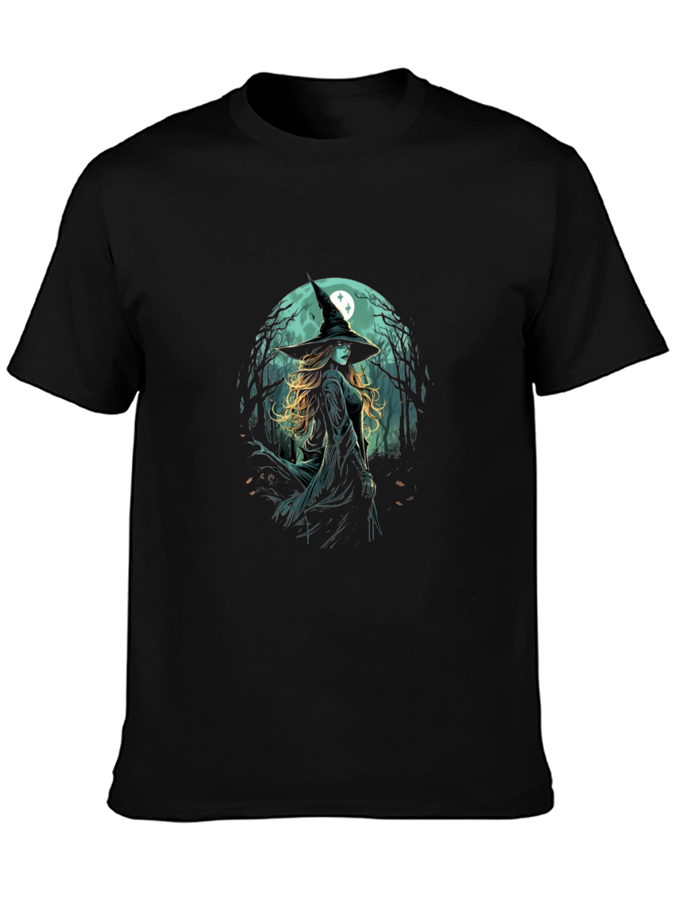 Witch Graphic T-Shirt - Halloween Style