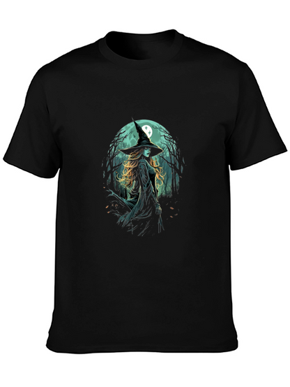 Witch Graphic T-Shirt - Halloween Style