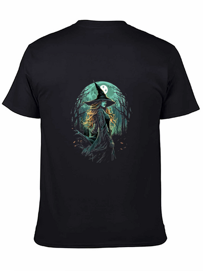 Witch Graphic T-Shirt - Halloween Style