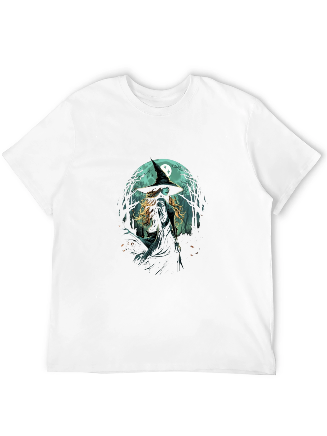 Witch Graphic T-Shirt - Halloween Style