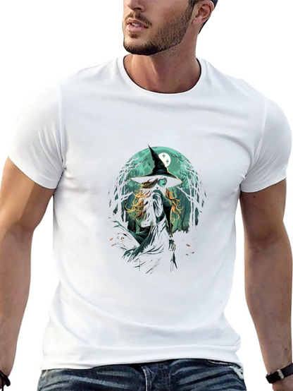 Witch Graphic T-Shirt - Halloween Style