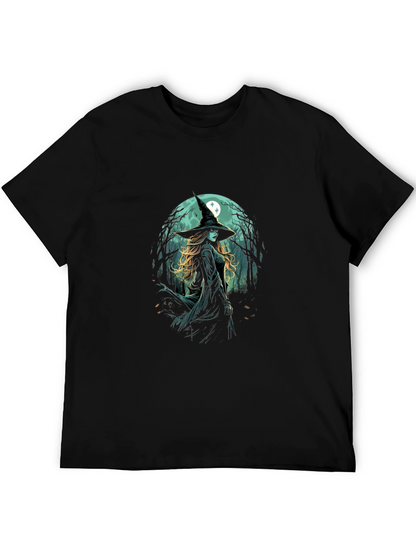 Witch Graphic T-Shirt - Halloween Style