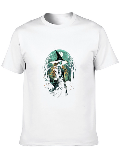 Witch Graphic T-Shirt - Halloween Style