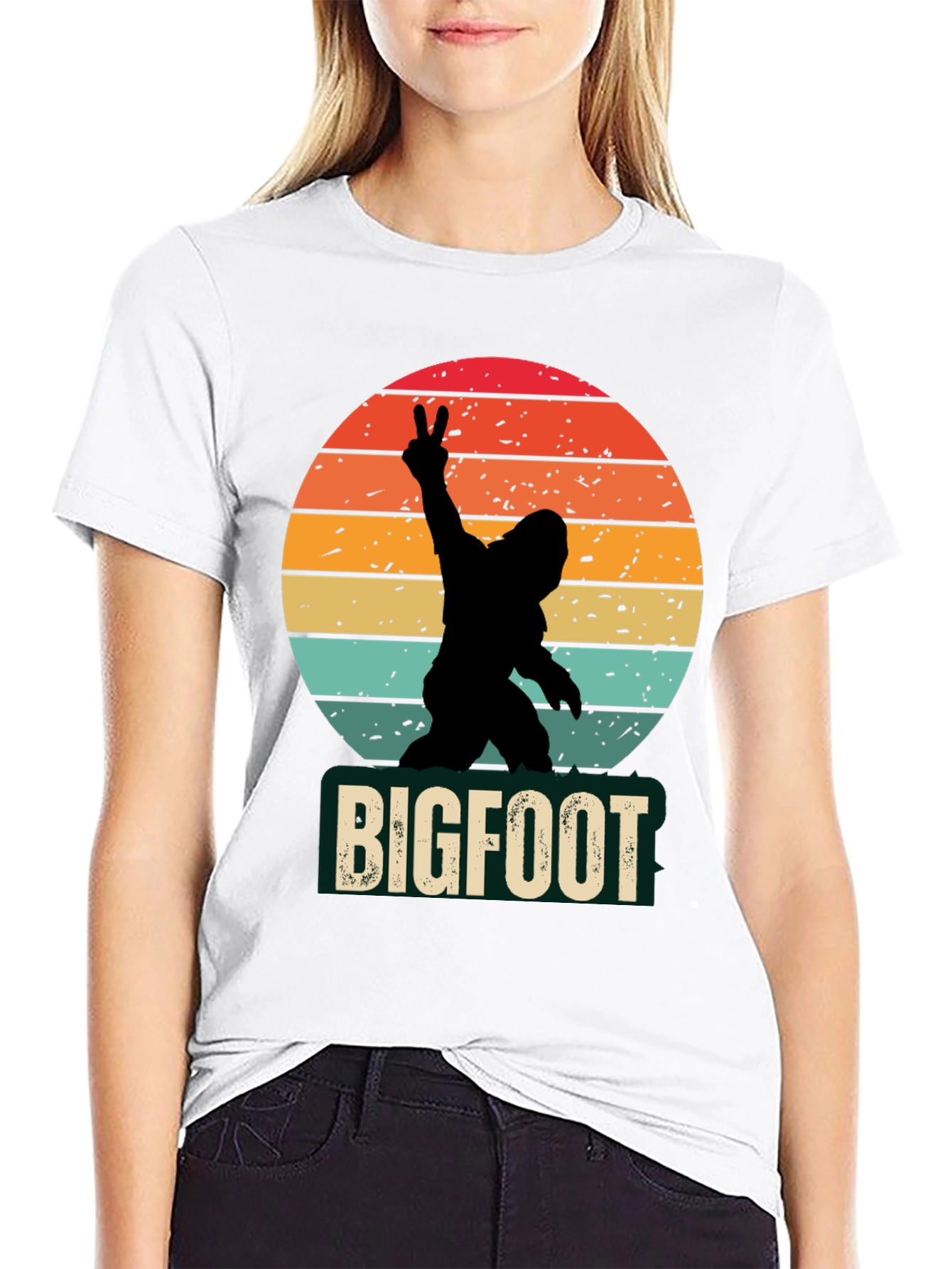 Bigfoot Sunset Graphic Tee